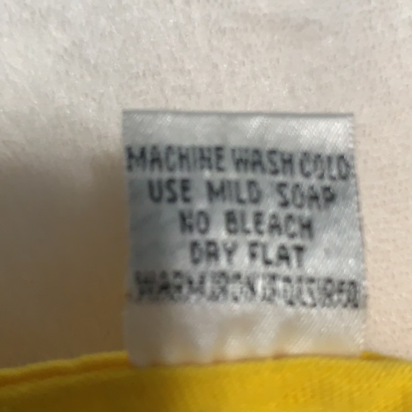 Sun Tees Yellow “Rose” T-Shirt Sz Med. - Picture 4 of 5